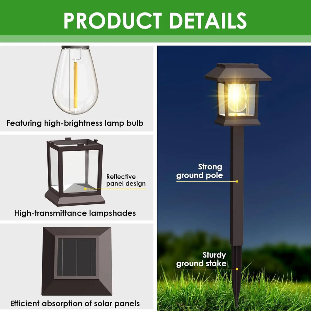 Luumica Solarna Lampa Ogrodowa LED