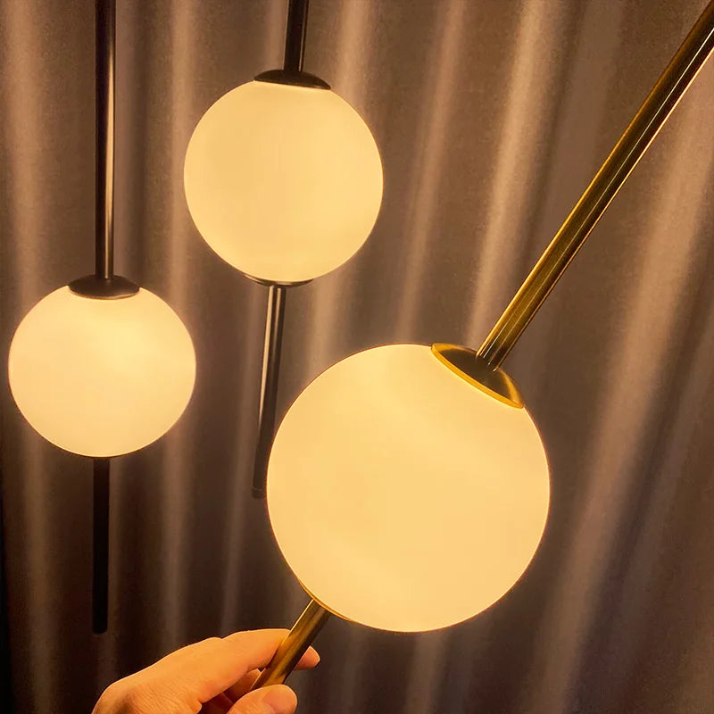 Luumica Szklana Lampa Wisząca Nordic