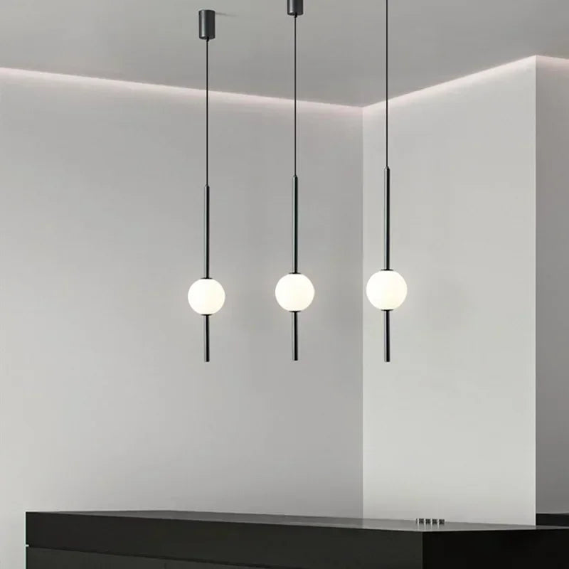 Luumica Szklana Lampa Wisząca Nordic