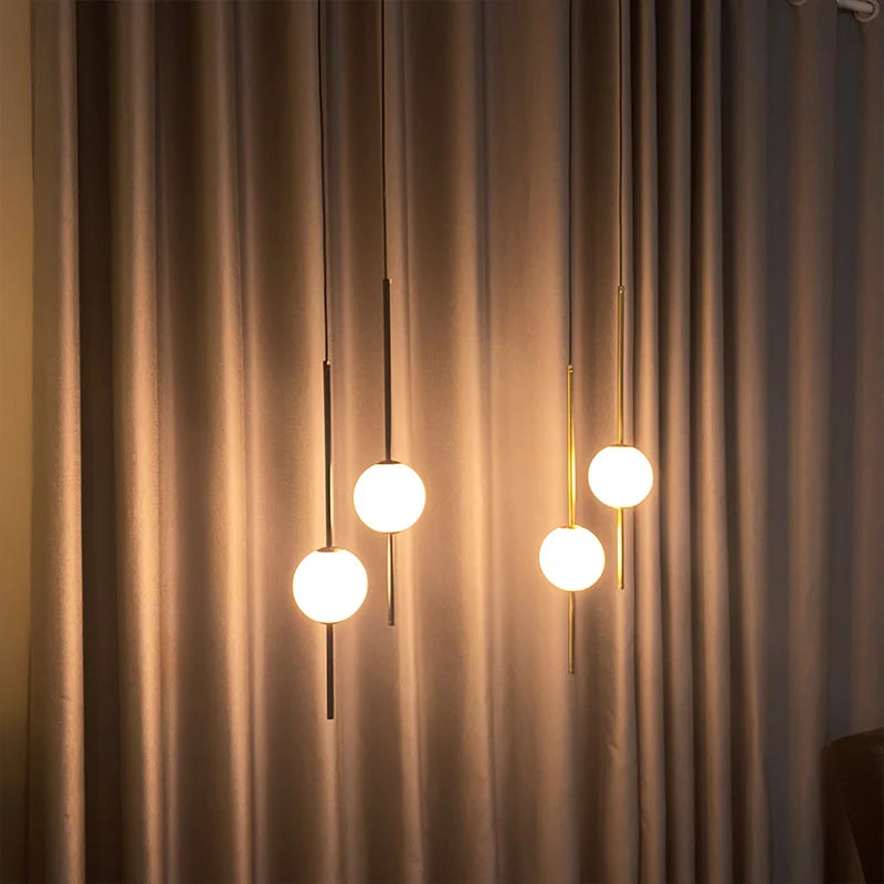 Luumica Szklana Lampa Wisząca Nordic